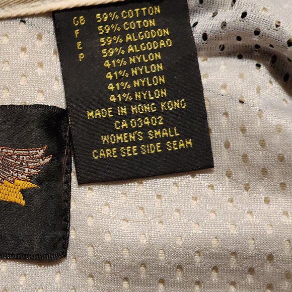 Harley-Davidson Motorcycle Vintage 90's Nylon Riding Jacket - Picture 6 of 6